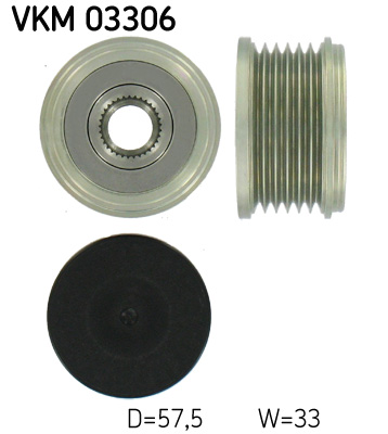 Dispositivo ruota libera alternatore - VKM 03306 SKF
